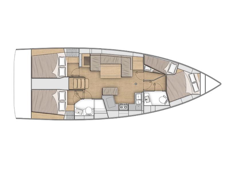 Book yachts online - sailboat - Oceanis 40.1 - Blue Eyes II - rent