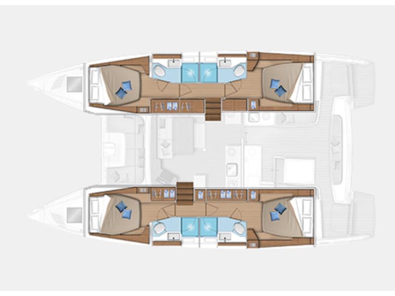 Book yachts online - catamaran - Lagoon 46 - Archè II - rent