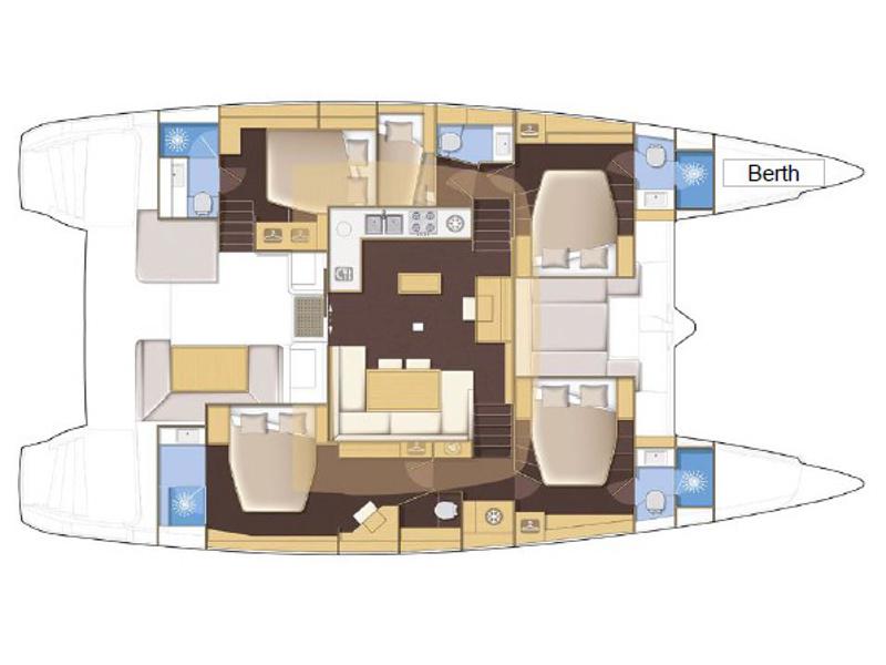 Book yachts online - catamaran - Lagoon 52F (5 cab) - Naka (SXM) - rent