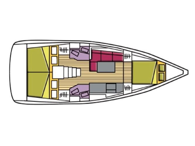 Book yachts online - sailboat - Oceanis 38.1 - Zosma - rent