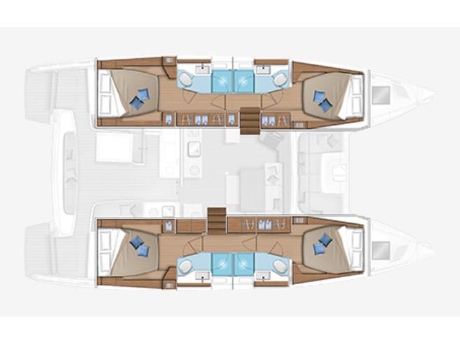 Book yachts online - catamaran - Lagoon 46 - Granma - rent