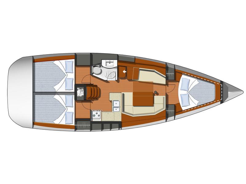 Book yachts online - sailboat - Sun Odyssey 39i - BBCAP - rent