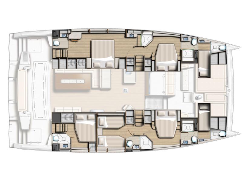 Book yachts online - catamaran - Bali 5.4 - Alfa.bm2 - rent