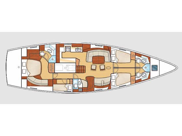 Book yachts online - sailboat - Beneteau 57 - Fred - rent