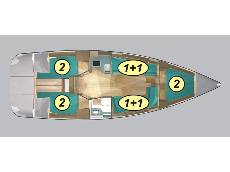Book yachts online - sailboat - Maxus 33.1 RS Prestige - RAIN SHADOW - rent