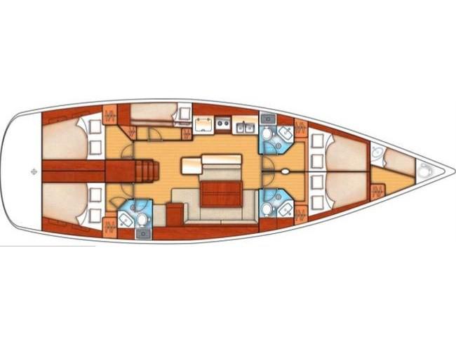 Book yachts online - sailboat - Oceanis 50 Gran Family - Agata - rent
