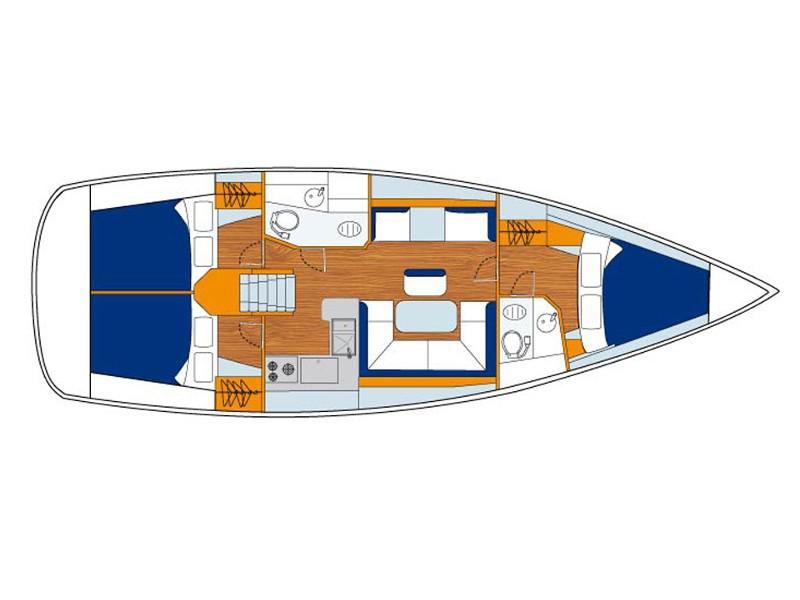 Book yachts online - sailboat - Sunsail 41 - Sunsail 41 (2019) - rent