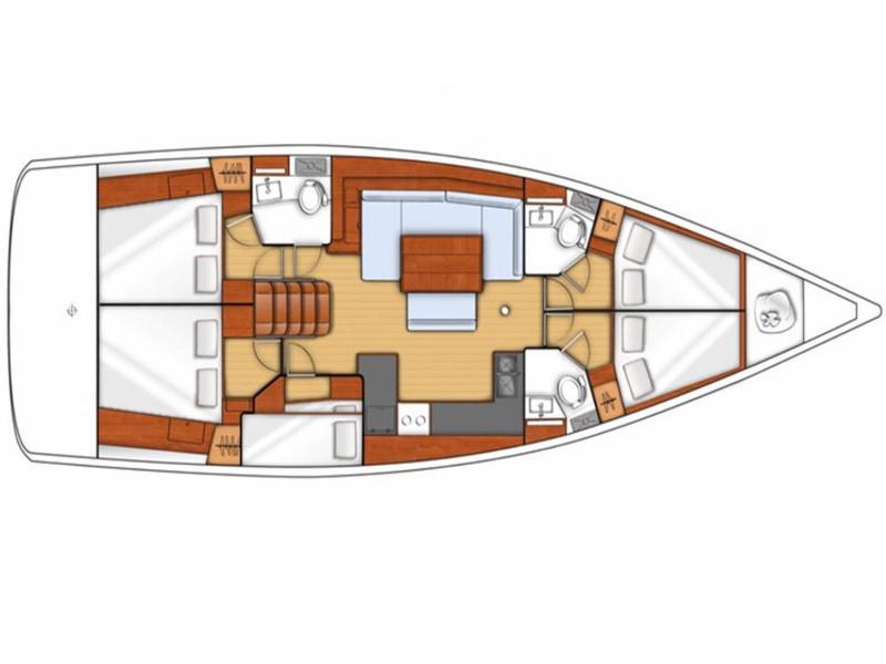 Book yachts online - sailboat - Oceanis 48 - Oceanis 48 (2015) - rent