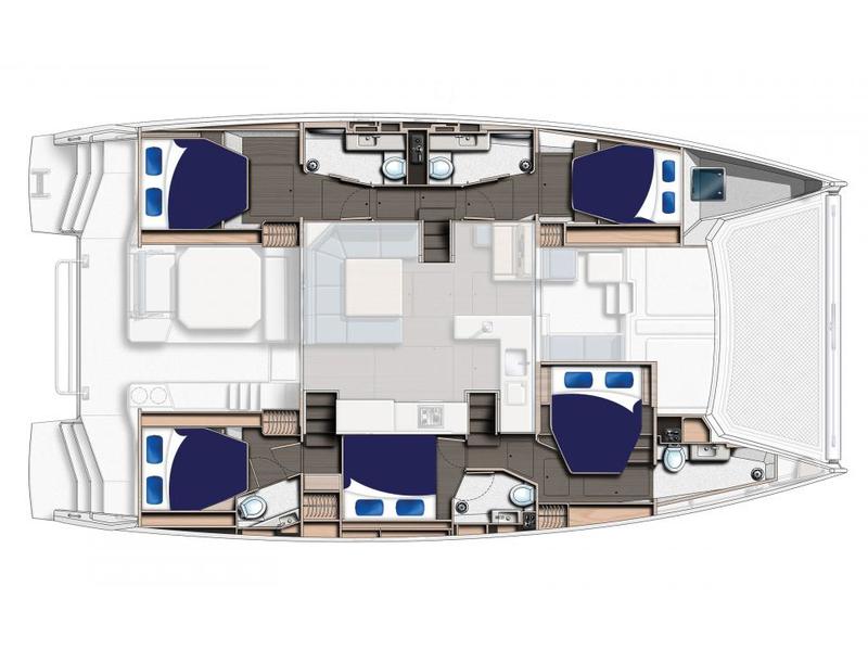 Book yachts online - catamaran - Moorings 5000-5 - Moorings 5000-5 (2022) - rent