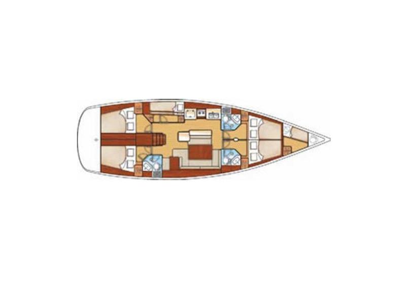 Book yachts online - sailboat - Cyclades 50.5 - Emma &amp; Jack - rent