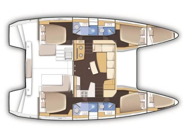Book yachts online - catamaran - Lagoon 42 - L42-20-AL - rent