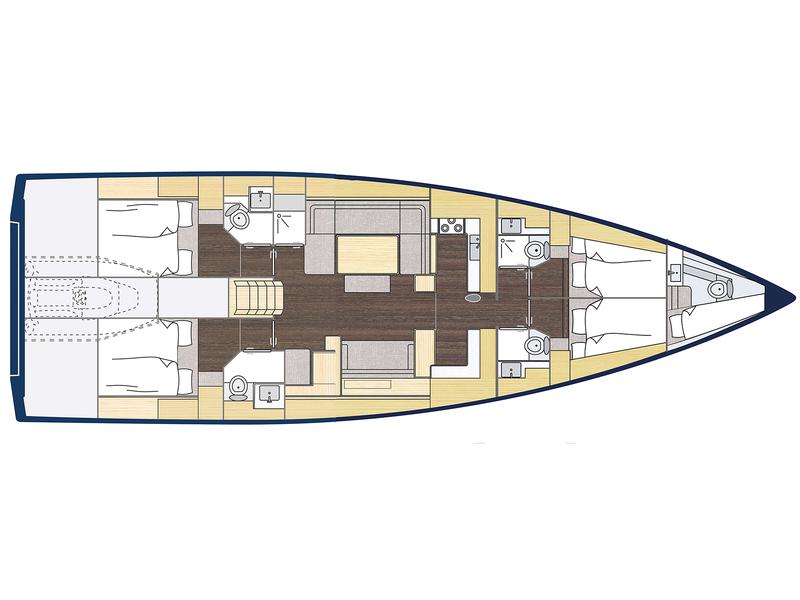 Book yachts online - sailboat - Bavaria C57 Style - BavC57-22-AL - rent