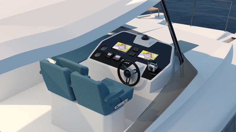 Book yachts online - powercatamaran - Cervetti 44 Power - Abuzz - rent