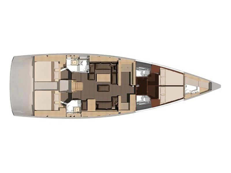 Book yachts online - sailboat - Dufour 560 Grand Large - PETROVICH - rent
