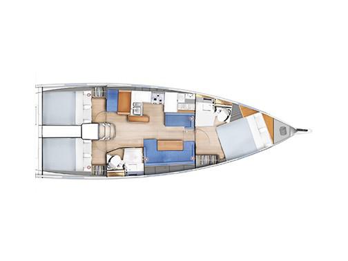 Book yachts online - sailboat - Sun Odyssey 410 - Garfish - rent