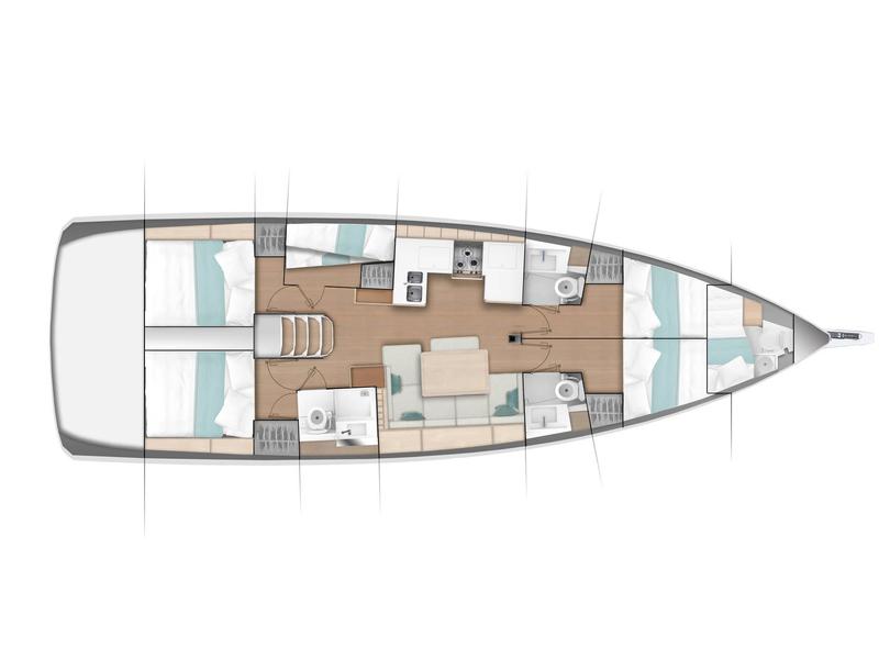 Book yachts online - sailboat - Sun Odyssey 490 - Notus - rent