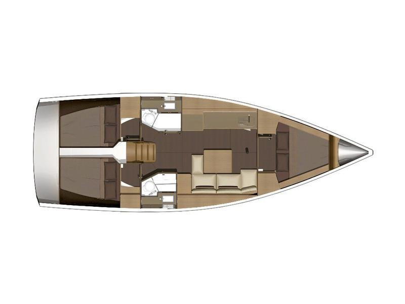 Book yachts online - sailboat - Dufour 382 Grand Large - Shira - rent