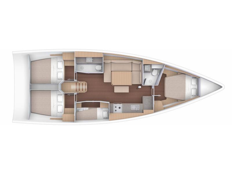 Book yachts online - sailboat - Dufour 430 Grand Large - Malime - rent