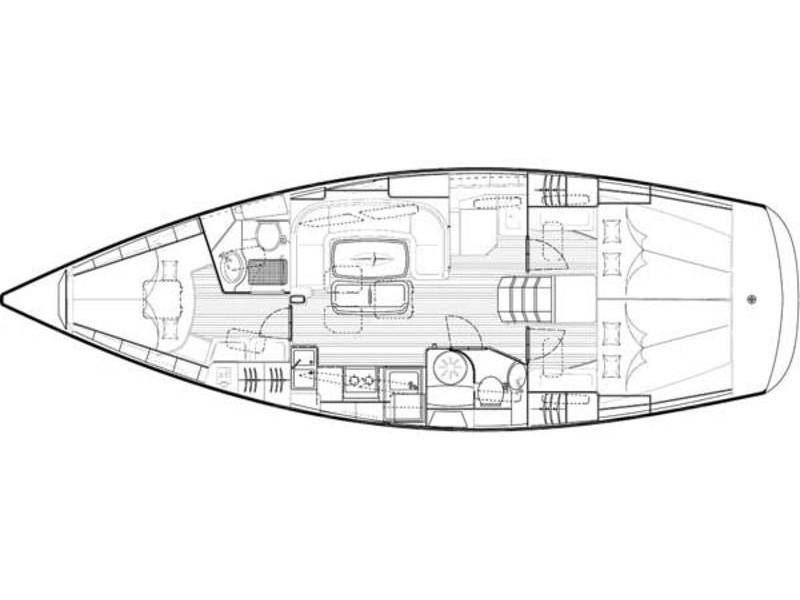 Book yachts online - sailboat - Bavaria 40 Cruiser - Luna - rent