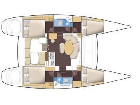 Book yachts online - catamaran - Lagoon 380 - Passion - rent