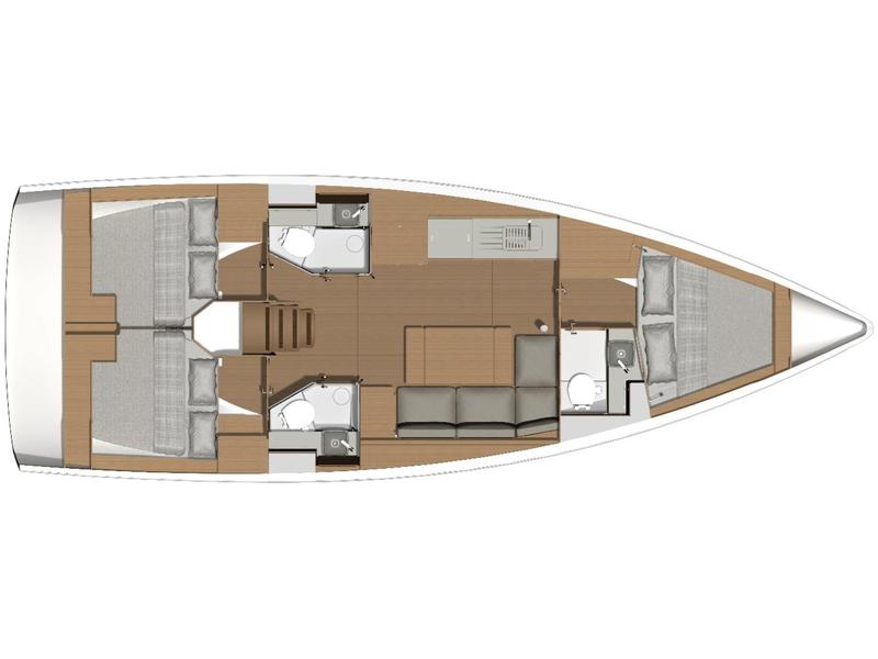 Book yachts online - sailboat - Dufour 390 - La Luz - rent