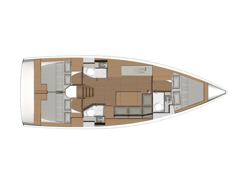 Book yachts online - sailboat - Dufour 390 Grand Large - Bellini - rent