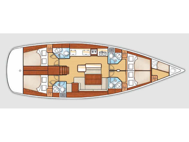 Book yachts online - sailboat - Oceanis 50 Family - Ethereum - rent