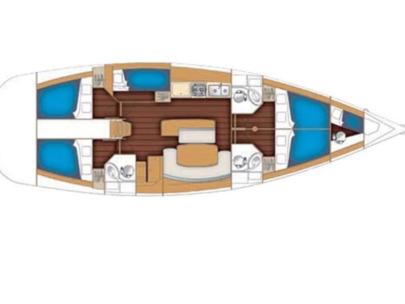 Book yachts online - sailboat - Oceanis 50 Family - Flying Colours - rent