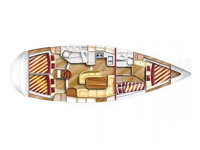 Book yachts online - sailboat - Gib Sea 43 - AMUN RE - rent