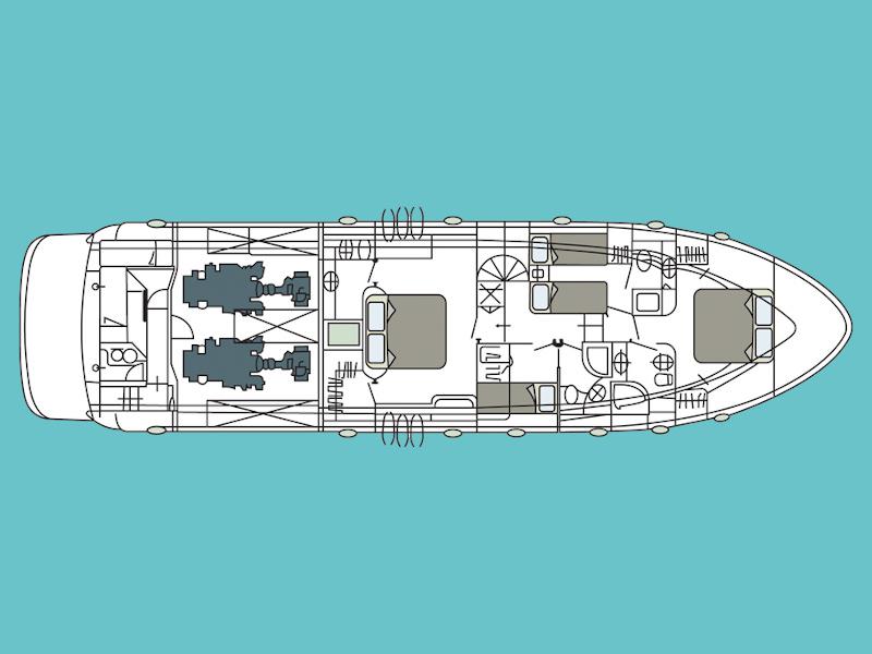 Book yachts online - motorboat - Abacus 70 - Noi Quattro - rent