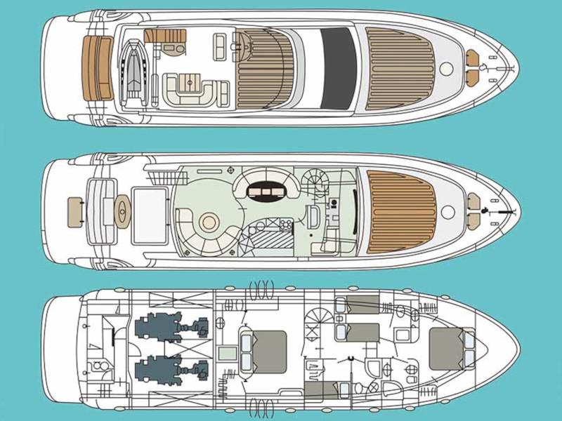 Book yachts online - motorboat - Abacus 70 - Malibu - rent