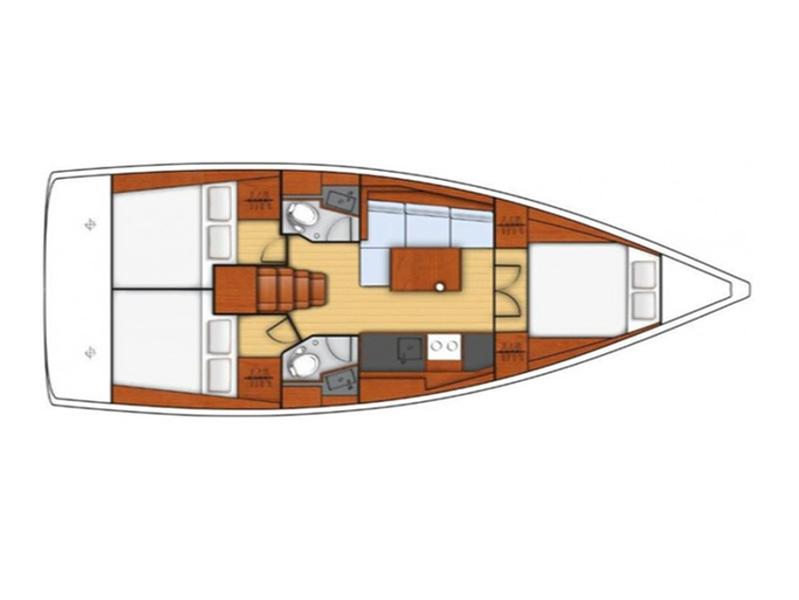 Book yachts online - sailboat - Oceanis 38.1 - Zeus - rent