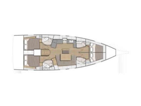 Book yachts online - sailboat - Oceanis 46.1** - SERENITY - rent