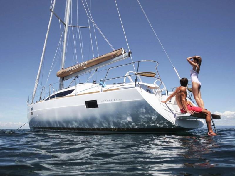 Book yachts online - sailboat - Elan 45 Impression - 4 cabin version - Charm - rent