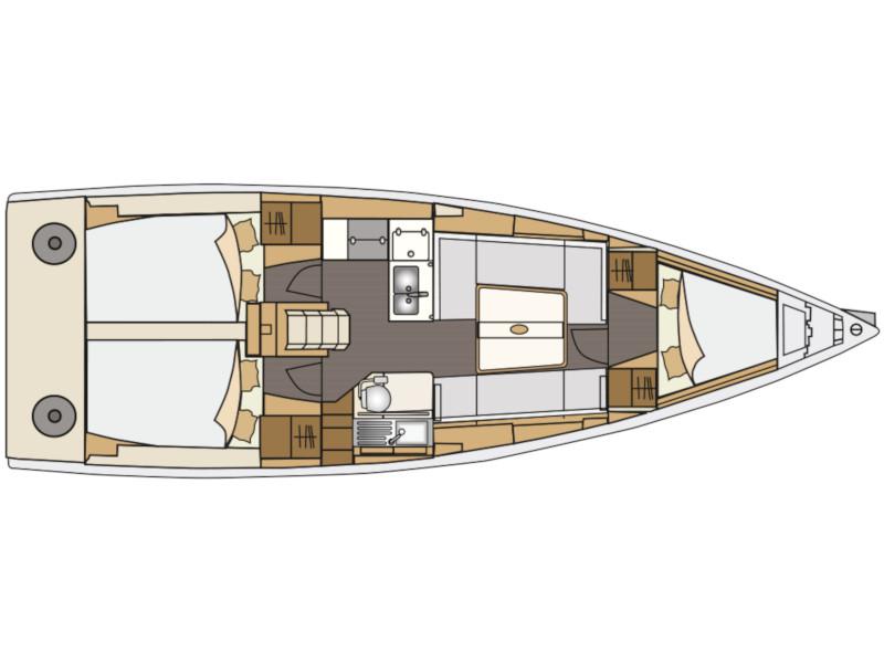 Book yachts online - sailboat - Elan E4 - Alisa - rent