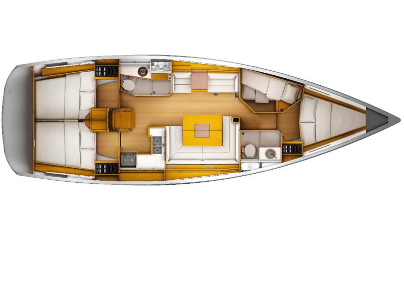Book yachts online - sailboat - Sun Odyssey 439 - James - rent