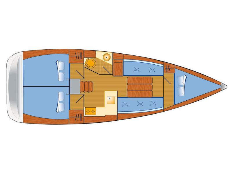 Book yachts online - sailboat - Sun Odyssey 349 - Ana - rent