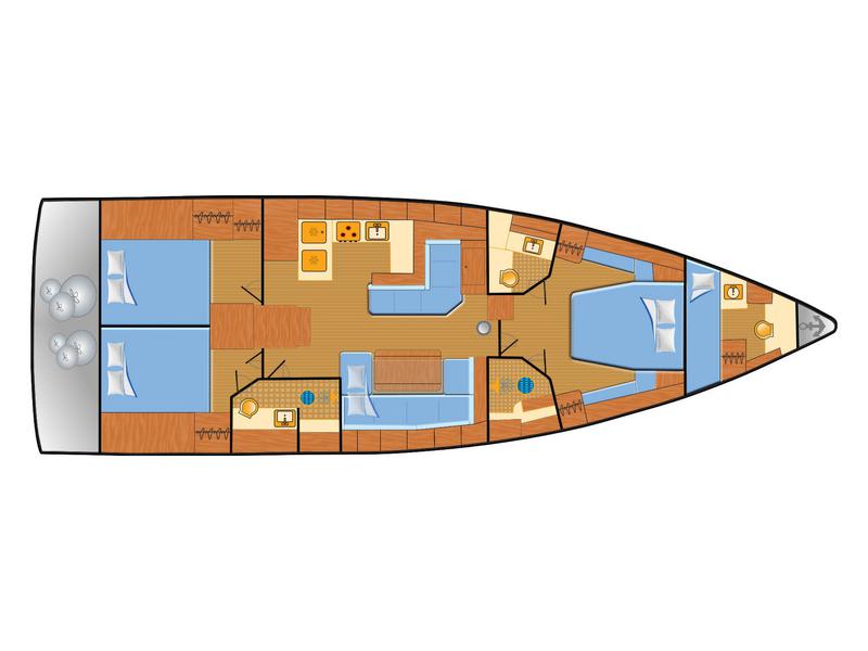 Book yachts online - sailboat - Oceanis 51.1 - Cloudy Bay - rent