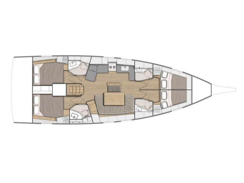 Book yachts online - sailboat - Oceanis 46.1 (4/4) - Joanna - rent