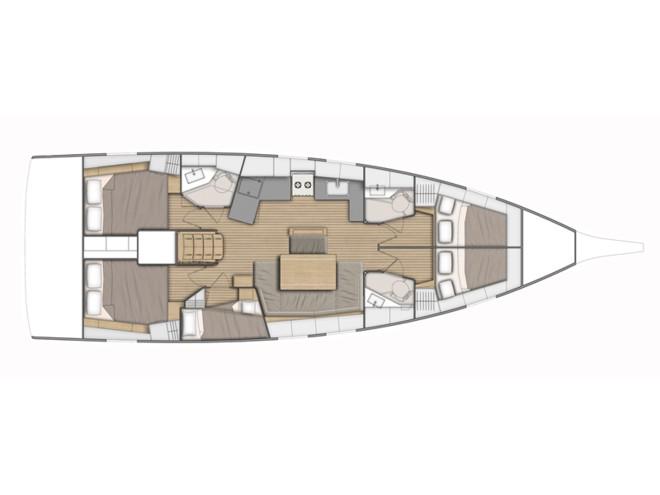 Book yachts online - sailboat - Beneteau Oceanis 46.1 - Kos 46.3 - rent