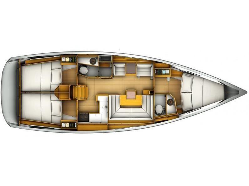 Book yachts online - sailboat - Sun Odyssey 409 - Cavalier - rent