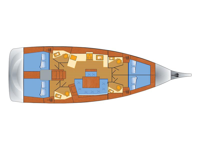 Book yachts online - sailboat - Oceanis 46.1 - Sophia - rent