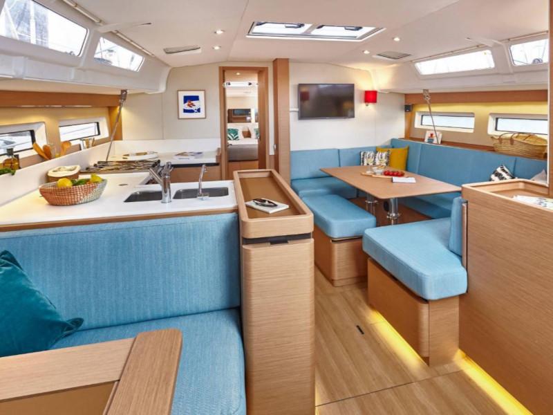 Book yachts online - sailboat - Sun Odyssey 490 - Helia (A/C, Gen. 10kVA, Electric Winch NEW 2022) - rent