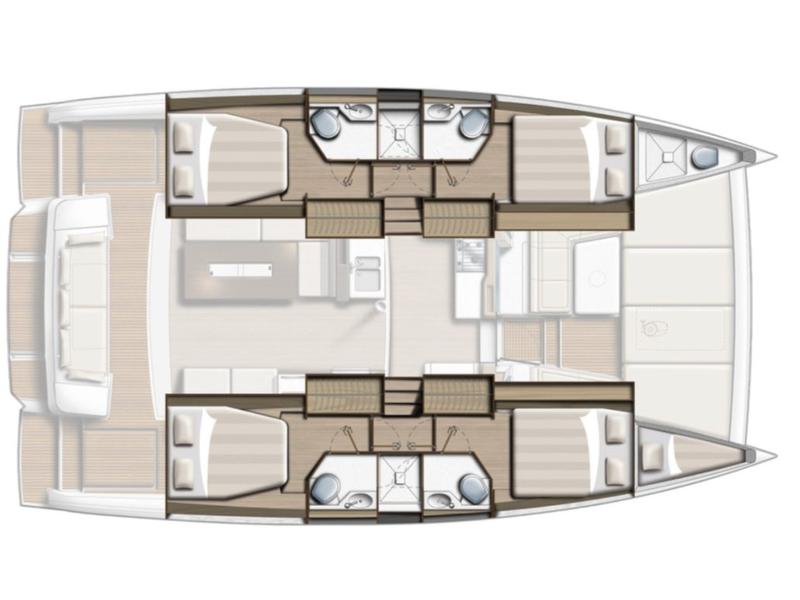 Book yachts online - catamaran - Bali 4.2 - JEUX D' HIVER - rent