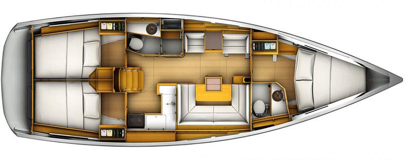 Book yachts online - sailboat - Sun Odyssey 419 - Anerada - rent