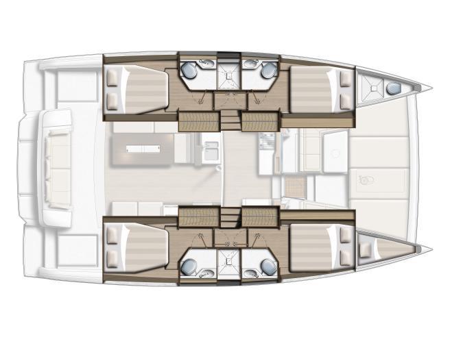 Book yachts online - catamaran - Bali 4.2 - NN-BALI 4.2-2023. - rent