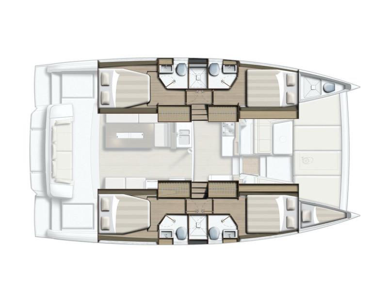 Book yachts online - catamaran - Bali 4.2 - TINA - rent