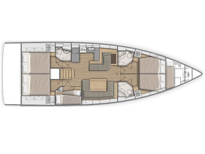 Book yachts online - sailboat - Oceanis 51.1 - Elise - rent