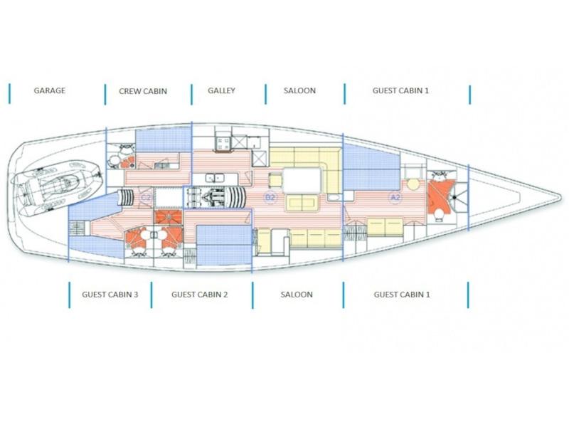 Book yachts online - sailboat - X-65 - Eline - rent