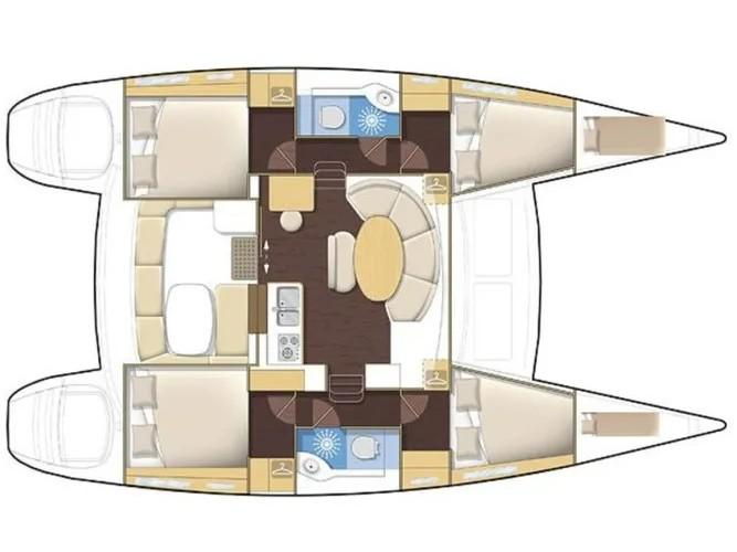 Book yachts online - catamaran - Lagoon 380 - Felicite - rent
